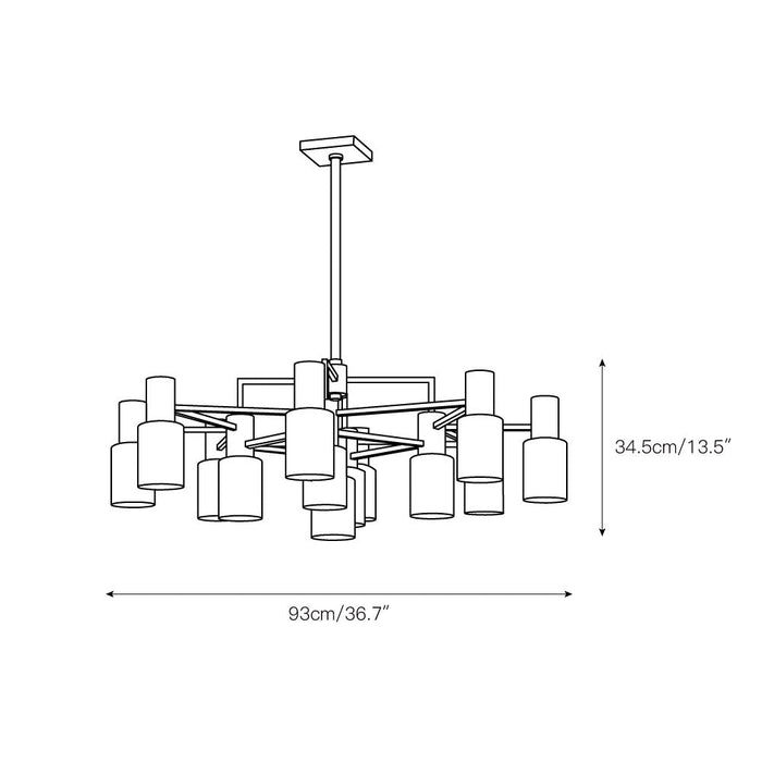 Centerport Chandelier-DWHOME