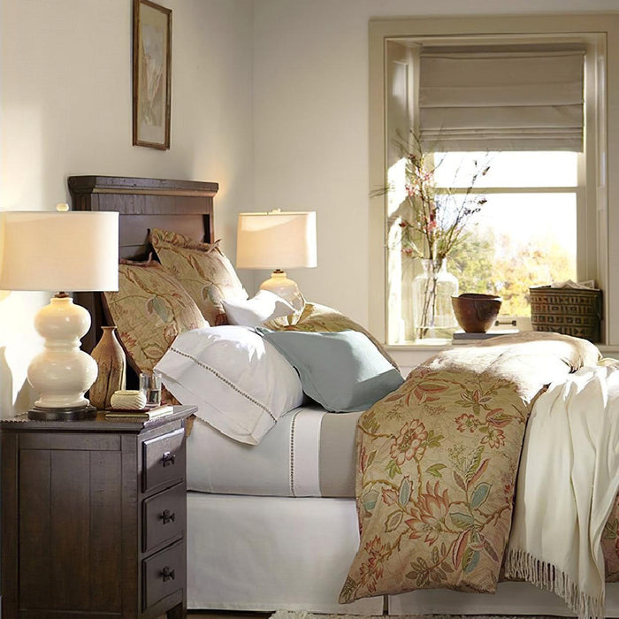 Ceramic Gourd Table Lamp-DWHOME