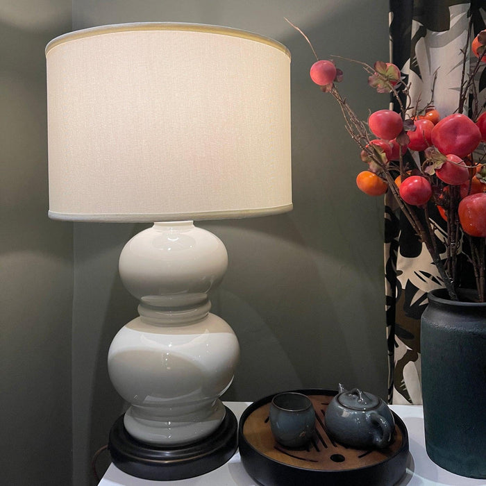 Ceramic Gourd Table Lamp-DWHOME