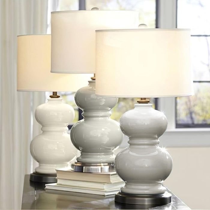 Ceramic Gourd Table Lamp-DWHOME