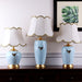Ceramic Oval Desk Lamp-DWHOME