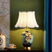 Ceramic Pattern Table Lamp-DWHOME