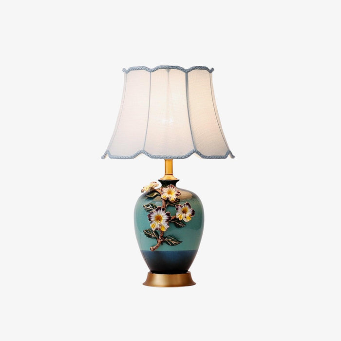 Ceramic Pattern Table Lamp-DWHOME