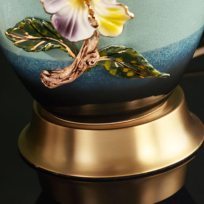 Ceramic Pattern Table Lamp-DWHOME