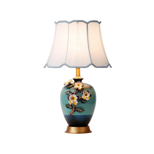 Ceramic Pattern Table Lamp-DWHOME