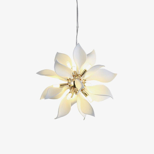 Ceramic Petals Blooming Chandelier-DWHOME