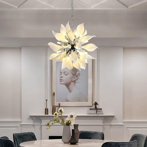 Ceramic Petals Blooming Chandelier-DWHOME