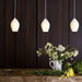 Ceramic Ribbed Pendant Light-DWHOME