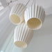 Ceramic Ribbed Pendant Light-DWHOME