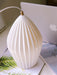 Ceramic Ribbed Pendant Light-DWHOME