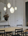 Ceramic Ribbed Pendant Light-DWHOME