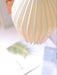 Ceramic Ribbed Pendant Light-DWHOME