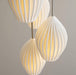Ceramic Ribbed Pendant Light-DWHOME