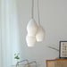 Ceramic Ribbed Pendant Light-DWHOME