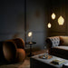 Ceramic Ribbed Pendant Light-DWHOME