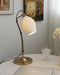 Ceramic Ribbed Table Lamp - DWHOME
