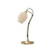 Ceramic Ribbed Table Lamp - DWHOME