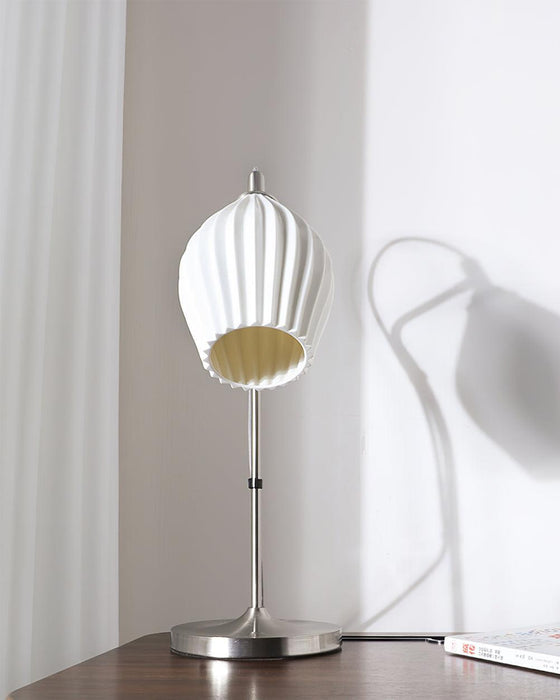 Ceramic Ribbed Table Lamp - DWHOME