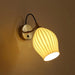 Ceramic Ribbed Wall light-DWHOME