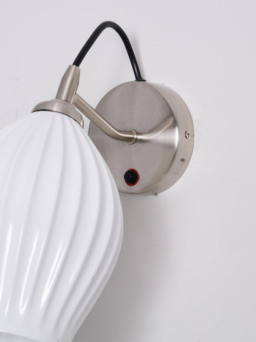Ceramic Ribbed Wall light-DWHOME