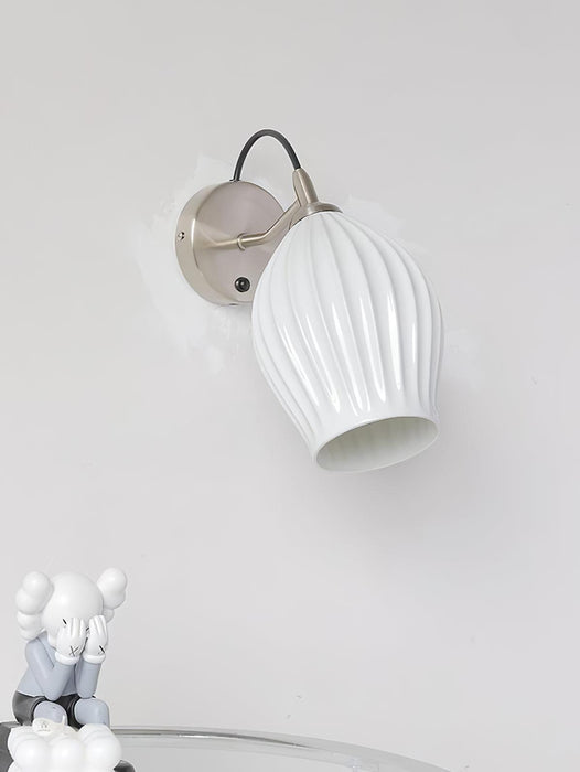Ceramic Ribbed Wall light-DWHOME