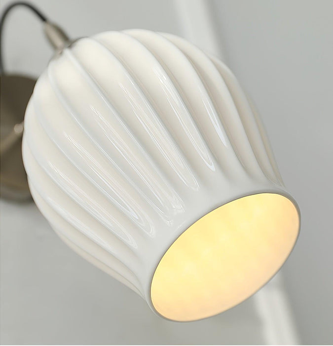 Ceramic Ribbed Wall light-DWHOME
