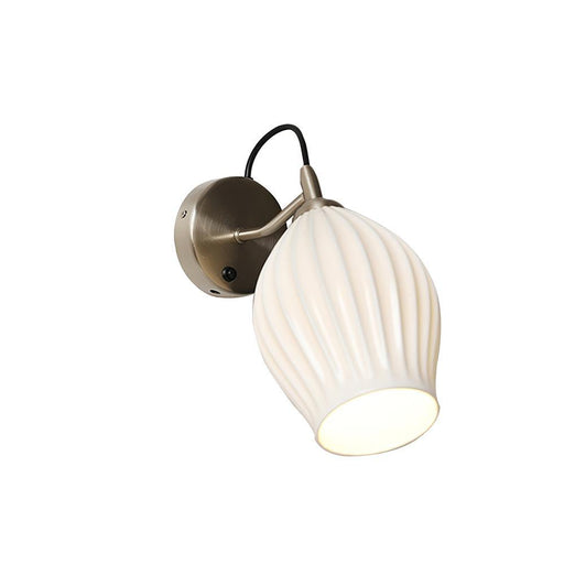 Ceramic Ribbed Wall light-DWHOME
