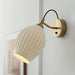 Ceramic Ribbed Wall light-DWHOME