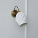 Ceramic Ribbed Wall light-DWHOME