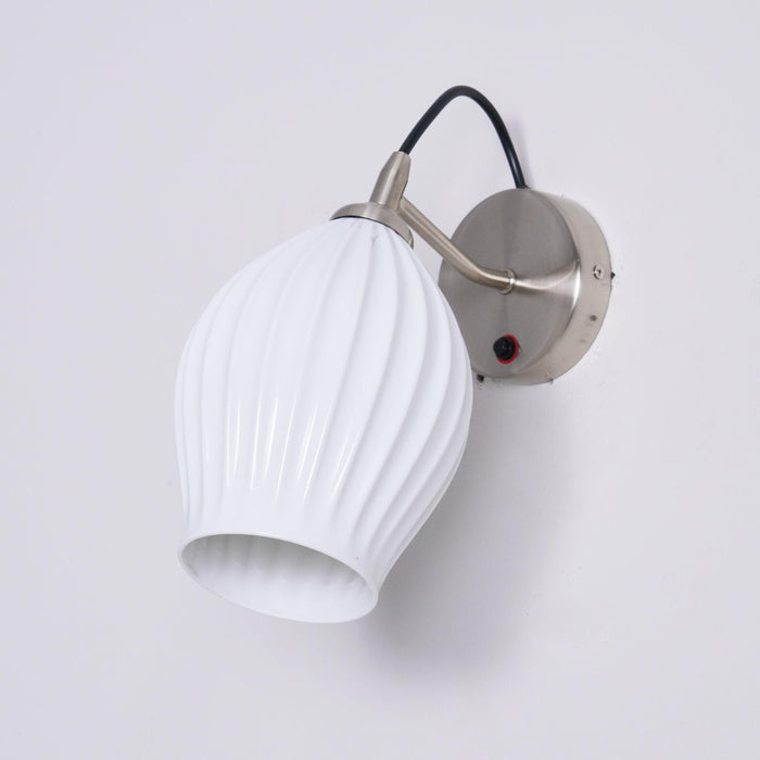 Ceramic Ribbed Wall light-DWHOME