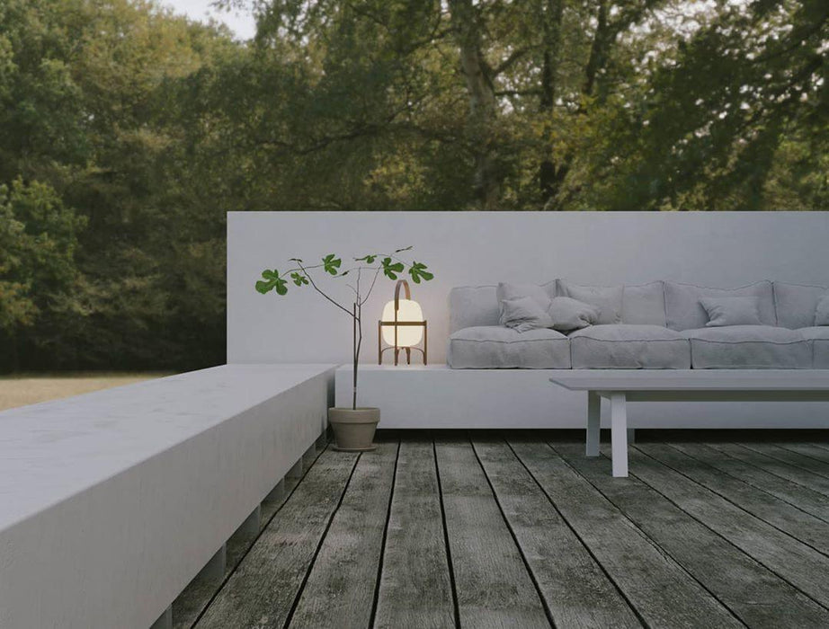 Portable Lantern Glass Table Lamp-DWHOME