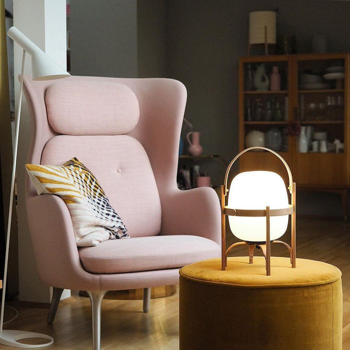 Portable Lantern Glass Table Lamp-DWHOME
