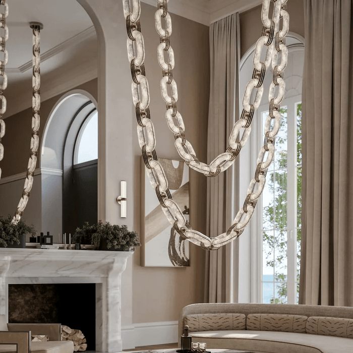 Chain Link Chandelier