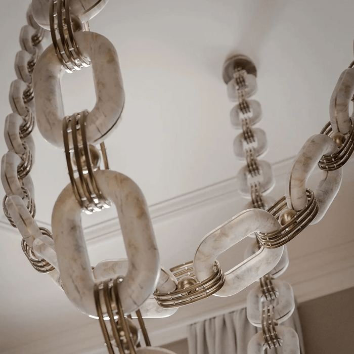 Chain Link Chandelier