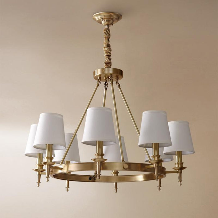 Antique Brass Chandelier - DWHOME