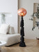 Charcoal Lava Floor Lamp-DWHOME