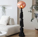 Charcoal Lava Floor Lamp-DWHOME