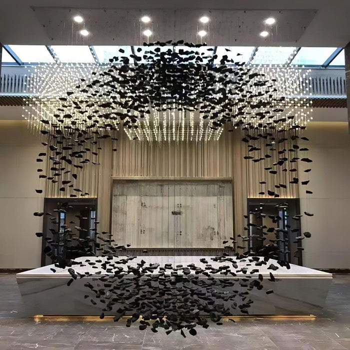 Charcoal Shape O Chandelier-DWHOME