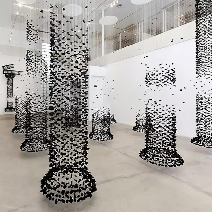 Charcoal Shape Hourglass Chandelier-DWHOME
