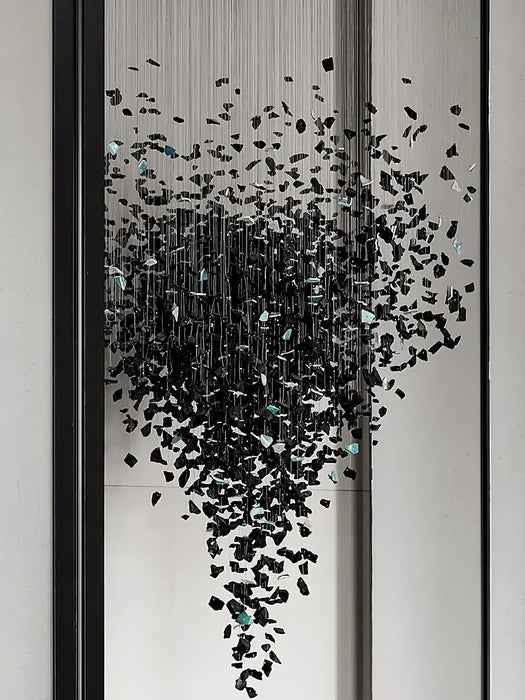 Charcoal Shape O Chandelier-DWHOME