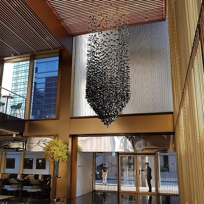 Charcoal Shape Hourglass Chandelier-DWHOME