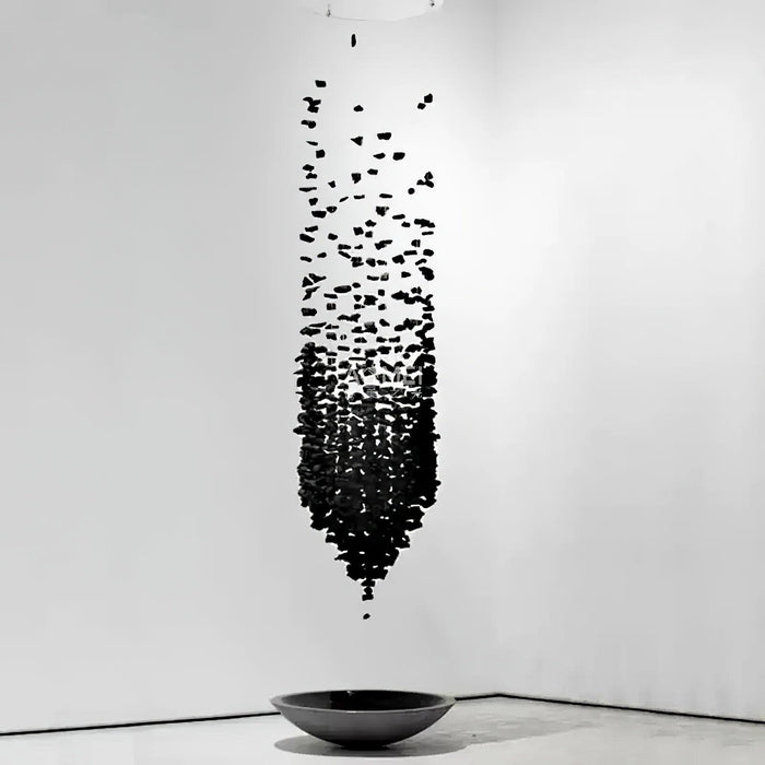 Charcoal Shape Hourglass Chandelier-DWHOME
