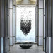 Charcoal Shape Hourglass Chandelier-DWHOME