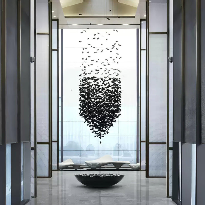 Charcoal Shape O Chandelier-DWHOME