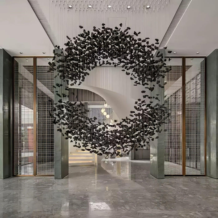 Charcoal Shape O Chandelier-DWHOME