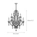 Chateau Tiered Chandelier-DWHOME