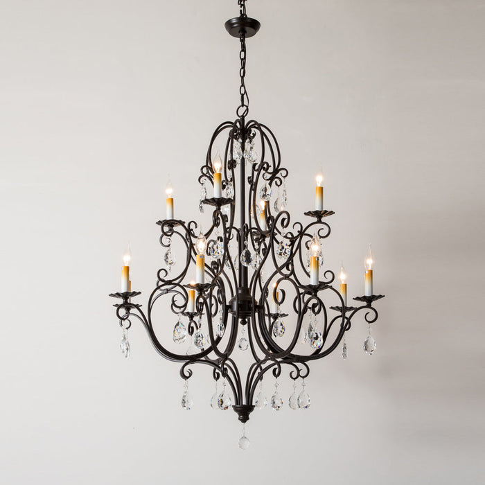 Chateau Tiered Chandelier-DWHOME