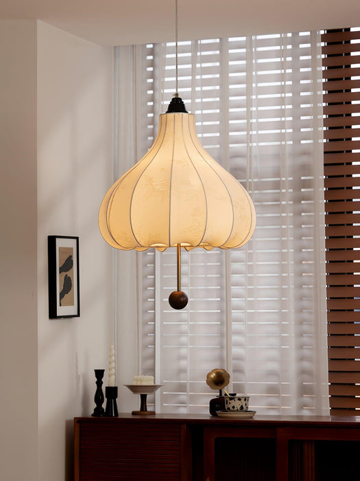 Chestnut Fabric Pendant Light-DWHOME