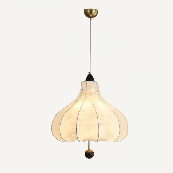Chestnut Fabric Pendant Light-DWHOME