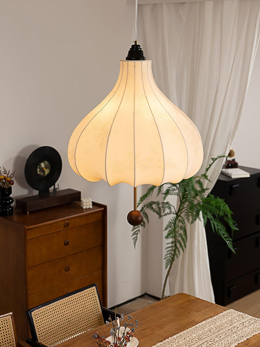 Chestnut Fabric Pendant Light-DWHOME